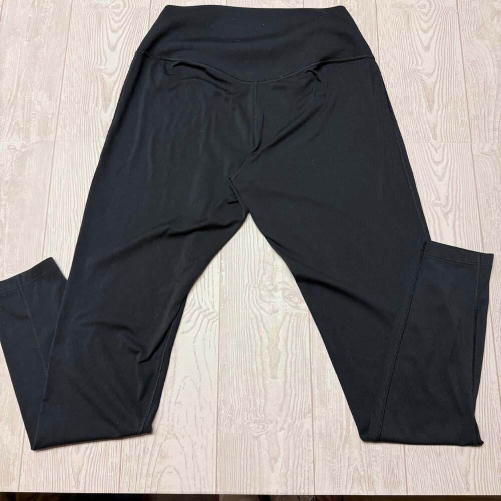 Gymshark Women’s XL Black Workout Leggings Logo Athletic Gym Activewear - Picture 8 of 8